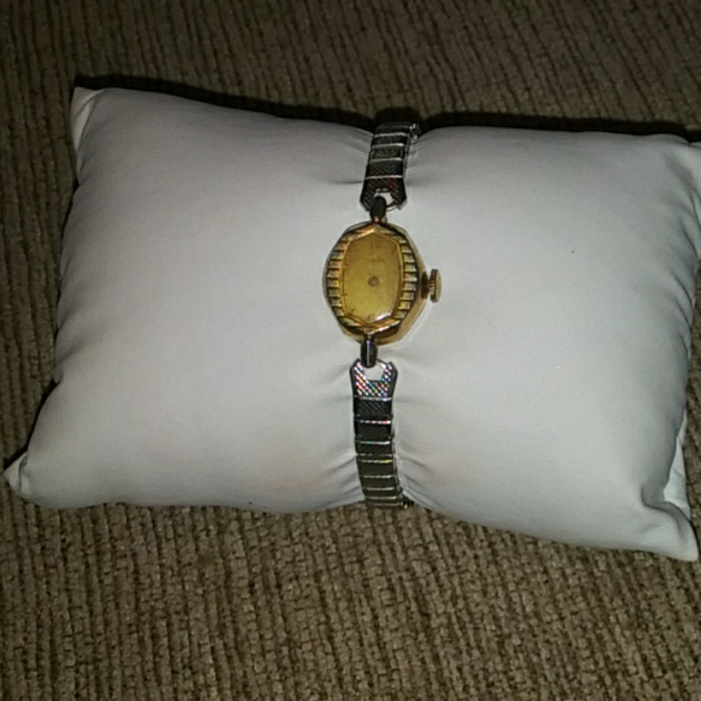 Vintage Timex silver watch